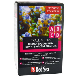 Red Sea Trace Colors Starter Kit A,B,C&D 4x100ml