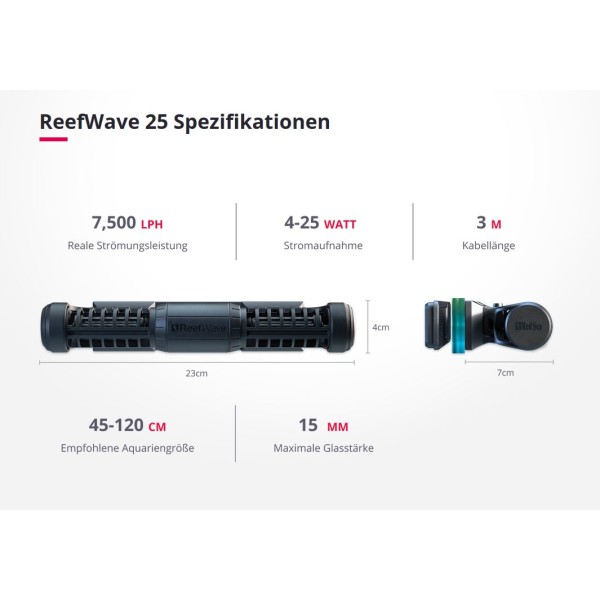 Red Sea ReefWave 25 Strömungspumpe - Meerwasseraquaristik Bartelt