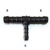T-Stück Reduzierer 8 / 6 mm