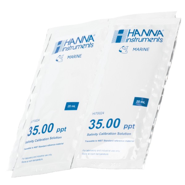 Hanna Kalibrierlösung 35,00ppt, 20mL-Beutel