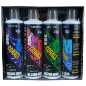 Grotech Coral Care Set- Corall A,B,C + VitAmino M
