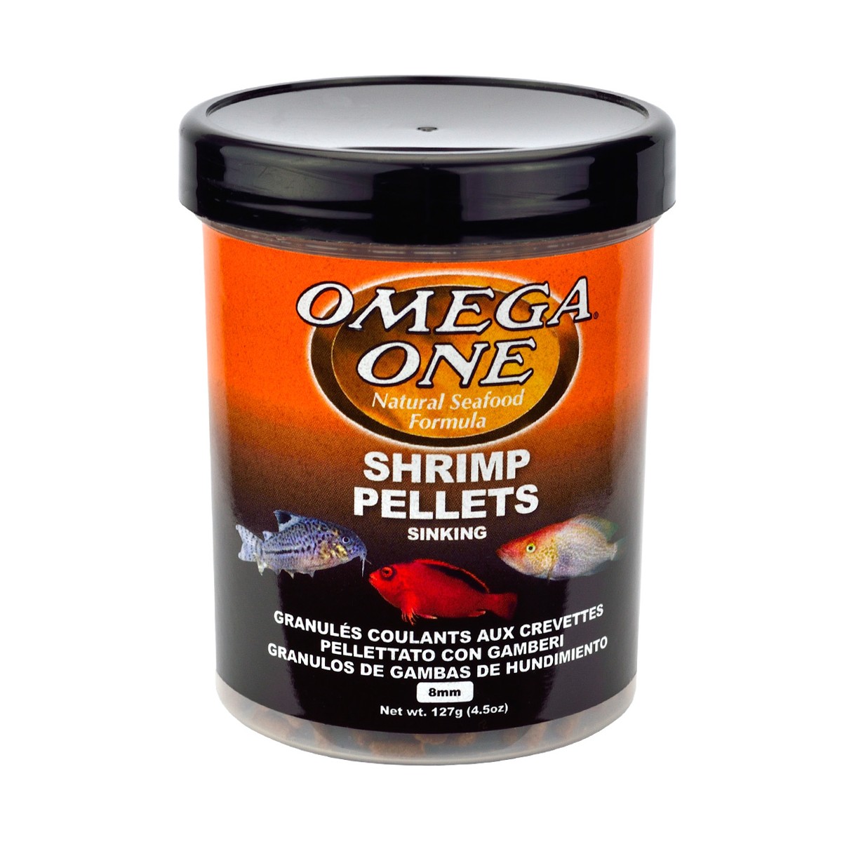 Omega One Shrimp Pellets box
