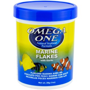 Omega One Marine Flakes mit Knoblauch 28 gr
