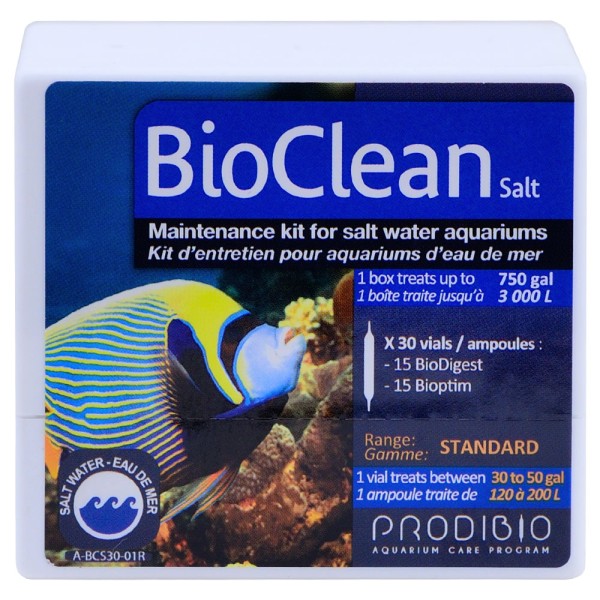 Prodibio BioClean Salt -  Meerwasser 12 Ampullen