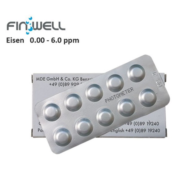 Finwell Reagenz Eisen 50 Tabletten