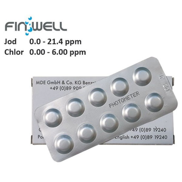 Finwell Reagenz Chlor/Jod 50 Tabletten