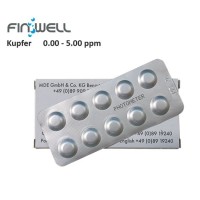 Finwell Reagenz Kupfer 100 Tabletten
