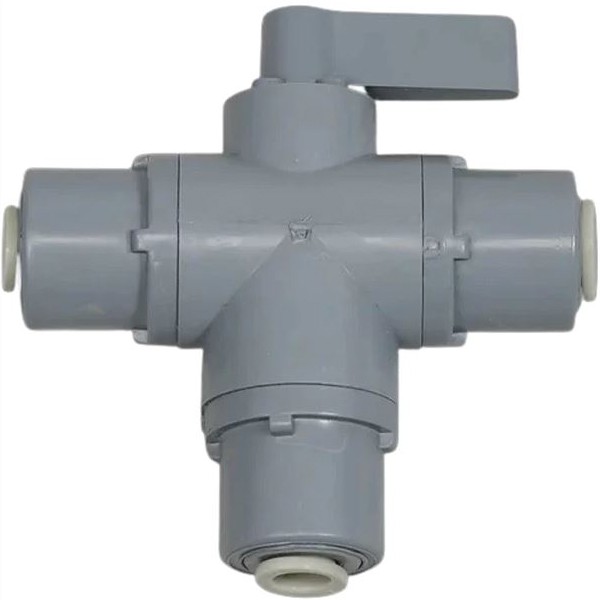 Spectrapure Drei-Wege Kugelhahn